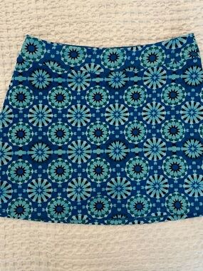 Tranquility by Colorado Clothing Skort Size Small Geometric Print NWOT